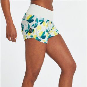 Oiselle Roga Shorts Lemon Tree Print
